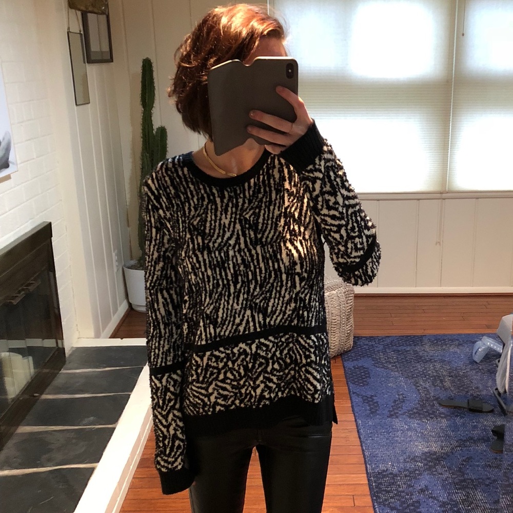 Rachel Roy designer sweater. Worn once. Fits S/M/L